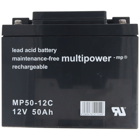 Multipower MP50-12C lange Gebrauchsdauer und niedrige Selbstentladung