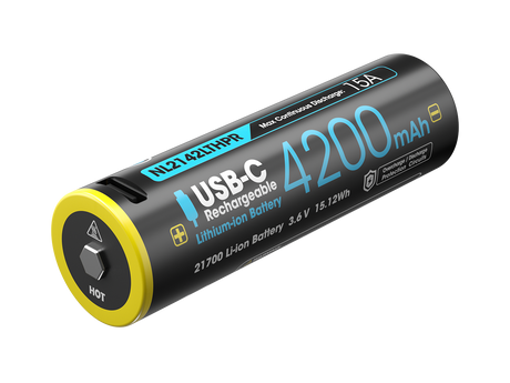 NiteCore 21700 NL2142LTHPR - 4200mAh, Low Temperatur, Li-Ionen 3,6V - PCB geschützt