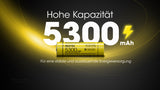 5300mAh