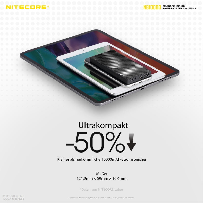Nitecore Powerbank NB10000 - 10000mAh