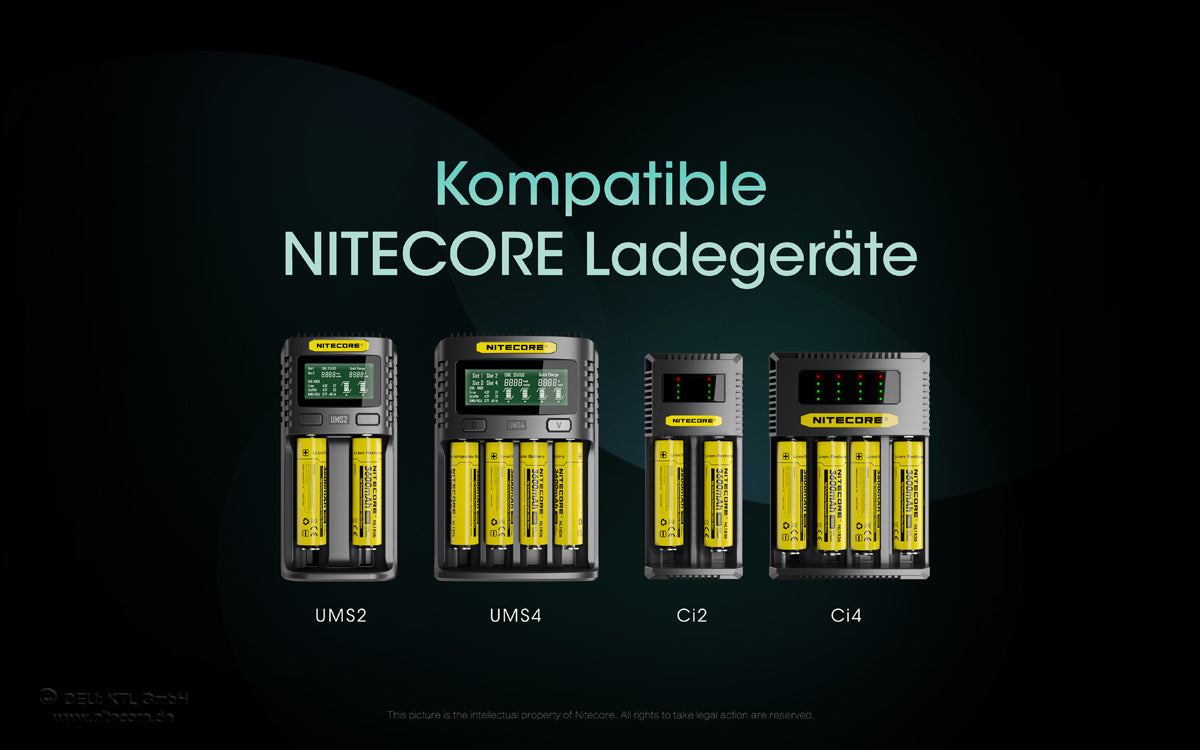 Nitecore Li-Ion Akku 18650 - 3600mAh - NL1836HP