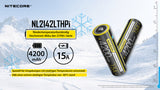 Nitecore Li-Ion Akku Typ 21700 - 4200mAh LTHPi, Low Temperature