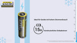 Nitecore Li-Ion Akku Typ 21700 - 4200mAh LTHPi, Low Temperature