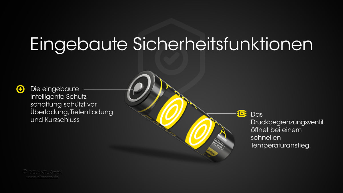 Nitecore Li-Ion Akku 21700, 5300mAh, NL2153HPi