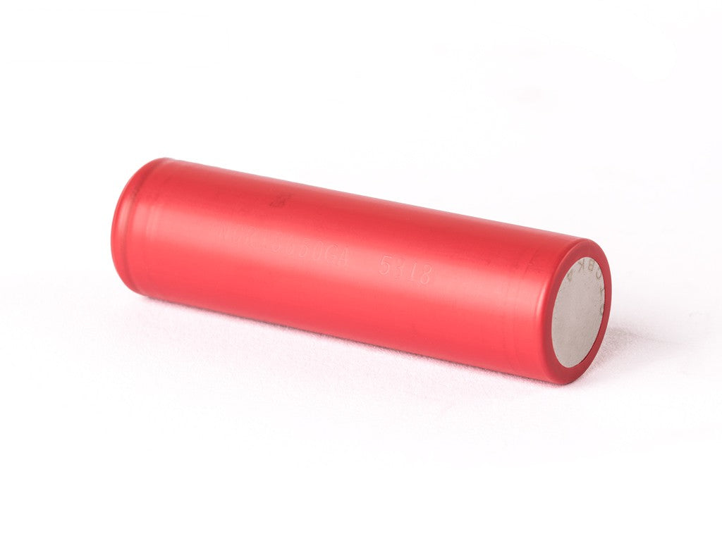 Sanyo/Panasonic NCR18650GA 3,6V - 3,7V 3500mAh (Pluspol flach)