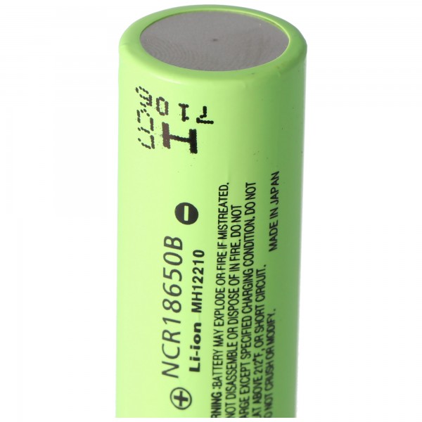 Panasonic NCR18650B Li-Ion Akku  Flat Top 3,6V-3,7V 3400mAh