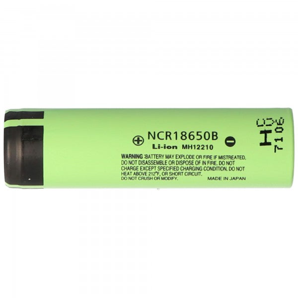 Panasonic NCR18650B Li-Ion Akku  Flat Top 3,6V-3,7V 3400mAh
