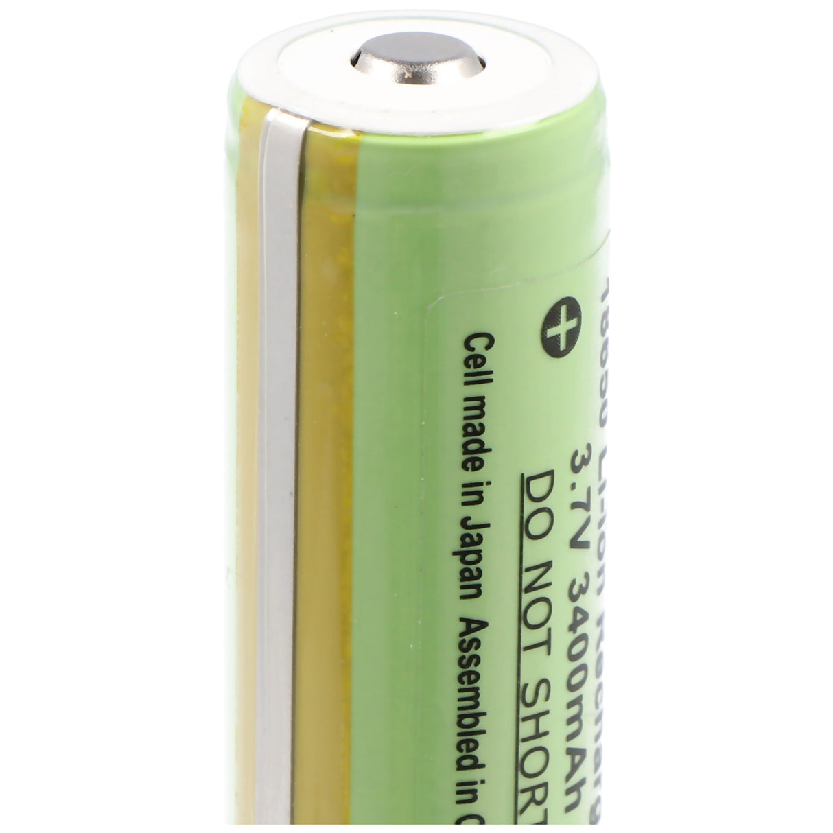 Panasonic 3400mAh Akku für 3.7V 18650ICR für Steel 10W wiederaufladbare LED-Taschenlampe
