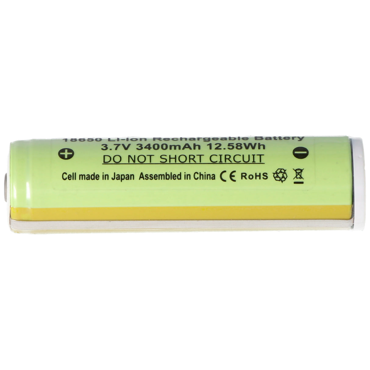 Panasonic 18650 3.7V 3400mAh Akku Icucam 4, 5 Li-Ion Akku (3 Stück)