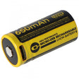 Nitecore 16340 NL1665R 3,7V 650mAh Li-Ion Akku