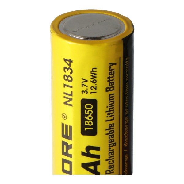 Nitecore 3,7V 3400mAh Li-Ion Akku Typ 18650 NL1834