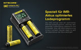Nitecore UM2 USB-Ladegerät QC 2.0 Li-Ion Akkus, bis zu 78mm Akkus