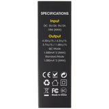 Nitecore UM2 USB-Ladegerät QC 2.0 Li-Ion Akkus, bis zu 78mm Akkus