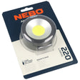 NEBO LED Arbeitsleuchte ANGLE LIGHT mit Magnet 220lm und 3.5h Leuchtdauer wasserfest IPX4