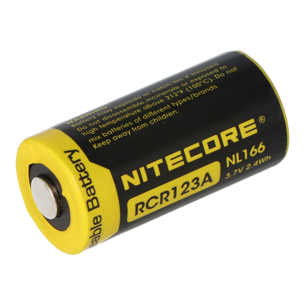 Nitecore 16340 Li-Ion Akku CR123 geschützter Li-Ionen Akku 16340 auch für Zebralight