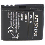 AccuCell Akku passend für Nokia 6500 slide, BP-5M, 900mAh