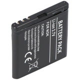 AccuCell Akku passend für Nokia 6500 slide, BP-5M, 900mAh