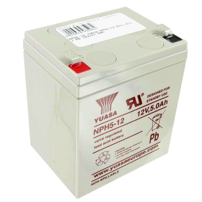 YUASA NP5-12L Akku Blei PB 12Volt 5Ah 90x70x106mm