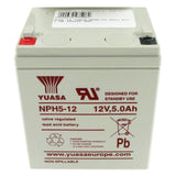 YUASA NP5-12L Akku Blei PB 12Volt 5Ah 90x70x106mm