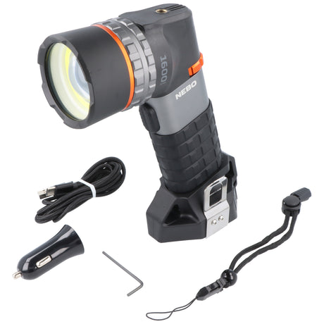 Nebo Taschenlampe LUXTREME SL100, bis zu 1600 Meter Leuchtweite, maximal 525 Lumen