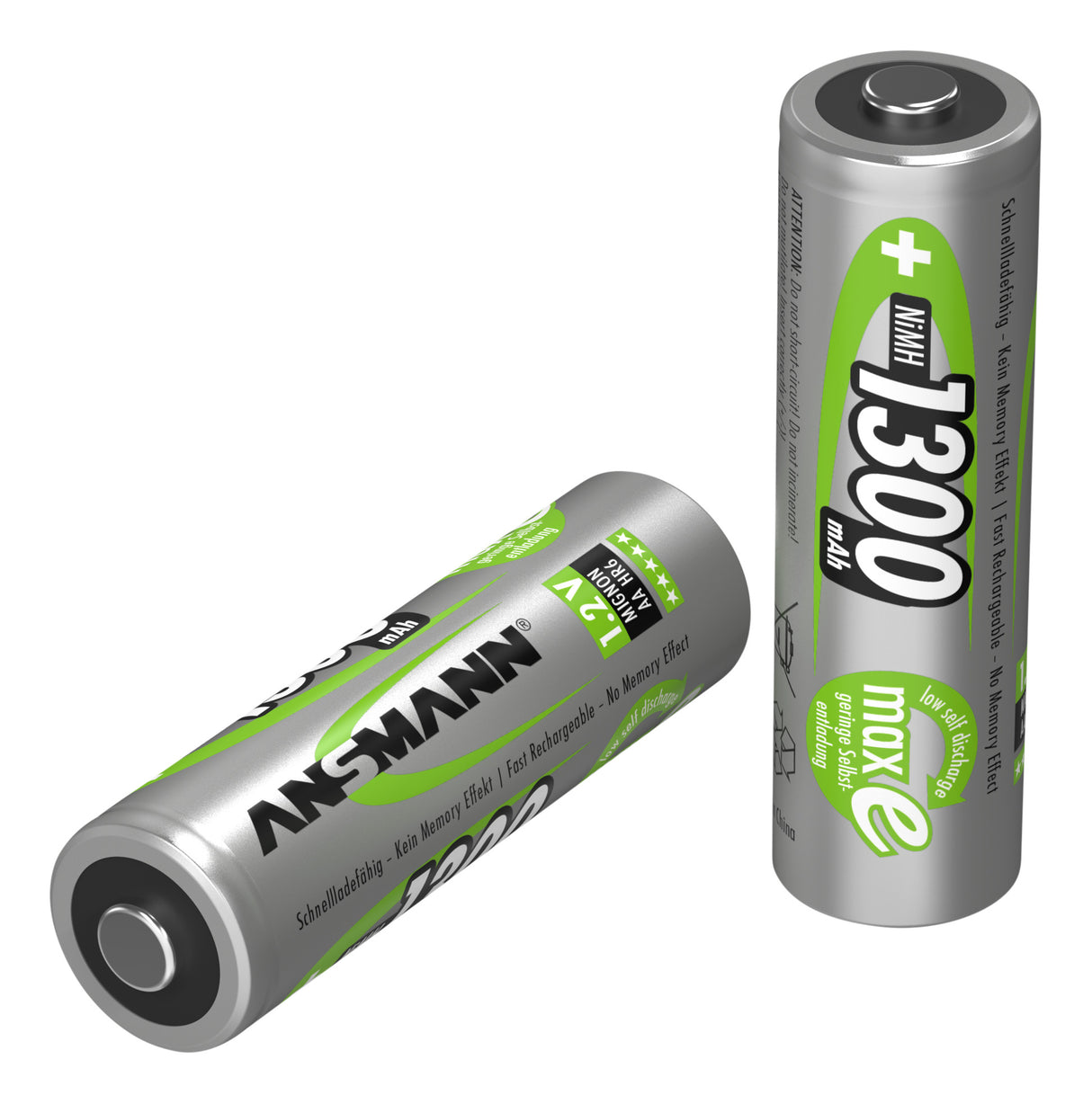 Ansmann NiMH-Akku Mignon 1300mAh 4er-Blister