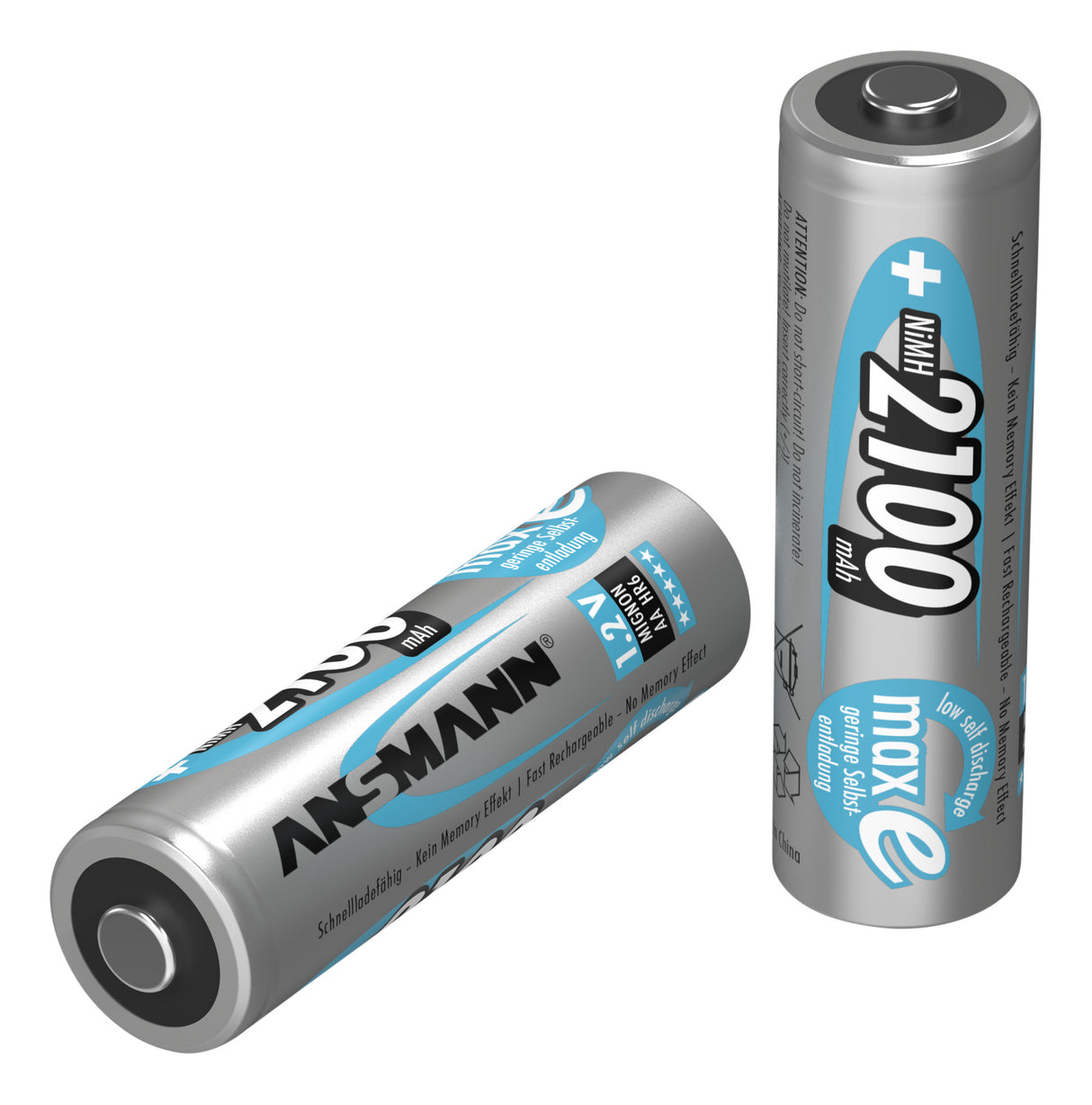 Ansmann maxE NiMH-Akku Mignon 2100mAh 2er Blister