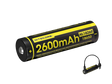 NiteCore 18650 - 2600mAh, Li-Ionen 3,7V - 3,6V - PCB geschützt mit USB