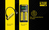 NiteCore 21700 NL2150R - 5000mAh, Li-Ionen 3,7V - 3,6V - PCB geschützt mit USB Lademöglichkeit