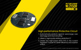 NiteCore 21700 NL2150R - 5000mAh, Li-Ionen 3,7V - 3,6V - PCB geschützt mit USB Lademöglichkeit