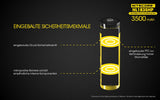 NiteCore Li-Ion-Akku 18650 - 3500mAh, 3,7V - NL1835HP PCB bis 8A geschützt