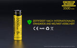 NiteCore Li-Ion-Akku 18650 - 3500mAh, 3,7V - NL1835HP PCB bis 8A geschützt