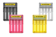 RESTPOSTEN Nitecore Q4 - Ladegerät für Li-Ion-Akkus - 4 Farben zur Aus