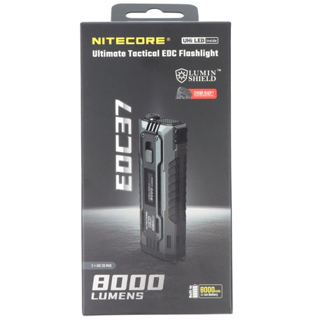 Nitecore EDC37 taktische LED-Taschenlampe, 8000 Lumen, -Stil, Li-Ion Akku 8000mAh, 6952506409150