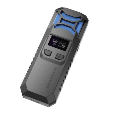 Nitecore EMR10, mobile Mückenabwehr, inklusive 2x NL2150 Akkus, mit Powerbankfunktion, wasserdicht IPX5, ideal für Camping, Outdoor und Angeln, inkl. 6x Mosquito-Schutz-Matten