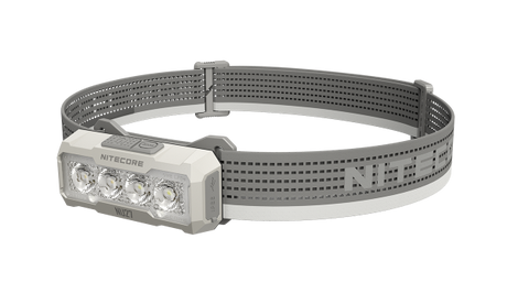 Nitecore NU27 Stirnlampe weiß mit mehreren Farbtemperaturen, MCT UHE LEDs, ultraleicht, 600 Lumen, dreidimensionales Flächen-Licht