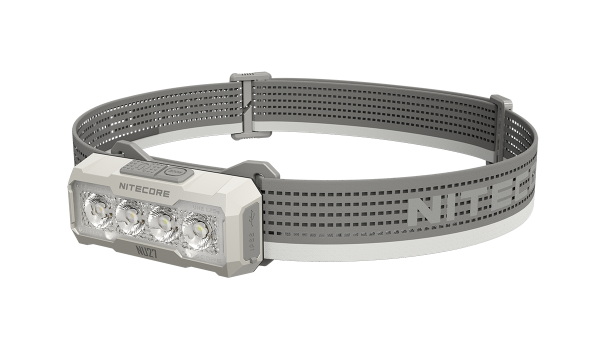 Nitecore NU27 Stirnlampe weiß mit mehreren Farbtemperaturen, MCT UHE LEDs, ultraleicht, 600 Lumen, dreidimensionales Flächen-Licht