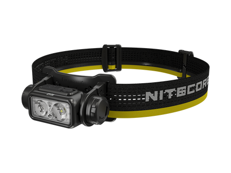 Nitecore NU40 LED Stirnlampe, eingebauter Akku mit 2600mAh, USB-C-Ladeanschluss, bis zu 120 Stunden Leuchtdauer, wasserdicht nach IPX68