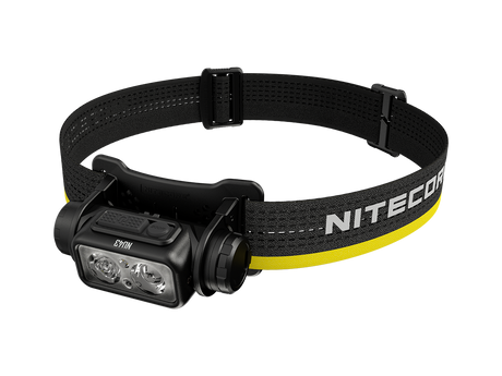 Nitecore NU43 LED Kopflampe mit 1400 Lumen, leichteste Stirnlampe der Welt mit 18650 Akku, mit Photosensor, eingebauter 18650 3400mAh Li-Ion Akku