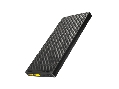 Nitecore Powerbank NB10000 GEN3, kompakte und leichte 10.000mAh Powerbank aus Kohlefaser, mit zwei USB-C-Ports