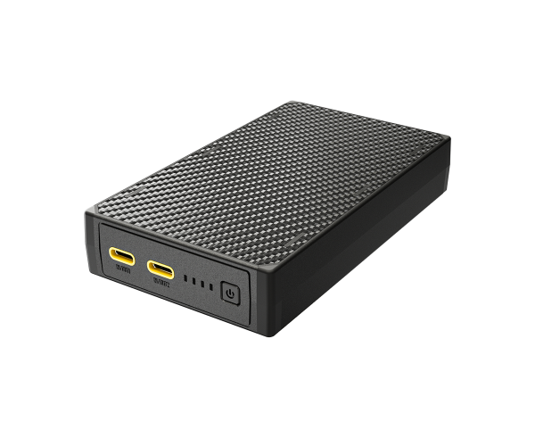 Nitecore Powerbank NB20000 GEN3, kompakte und leichte 20.000mAh Powerbank aus Kohlefaser, mit zwei USB-C-Ports