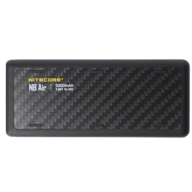 Nitecore Powerbank NB Air, 5000mAh, wasserdicht, 89 Gramm, Carbon-Gehäuse