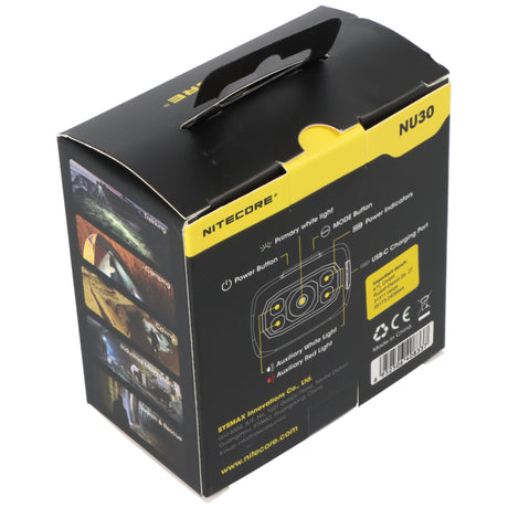 Nitecore Stirnlampe NU30 - schwarz, 500 Lumen