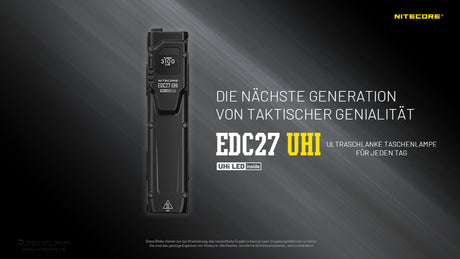 Nitecore Taschenlampe EDC27 UHi - 3100 Lumen