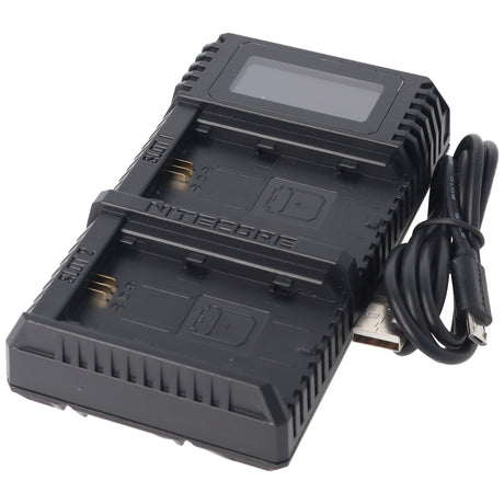 Nitecore USN4 PRO USB-Ladegerät für Sony NP-FZ100 Akku, 2fach Ladegerät