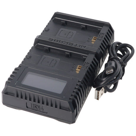 Nitecore USN4 PRO USB-Ladegerät für Sony NP-FZ100 Akku, 2fach Ladegerät