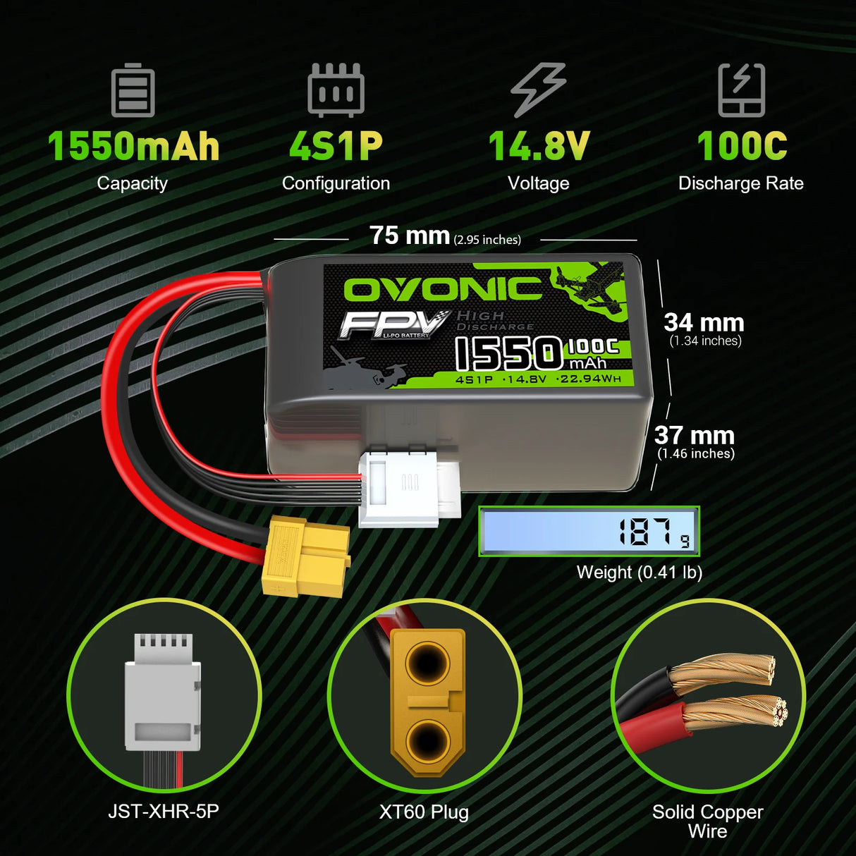 1550mAh / 4S / XT60