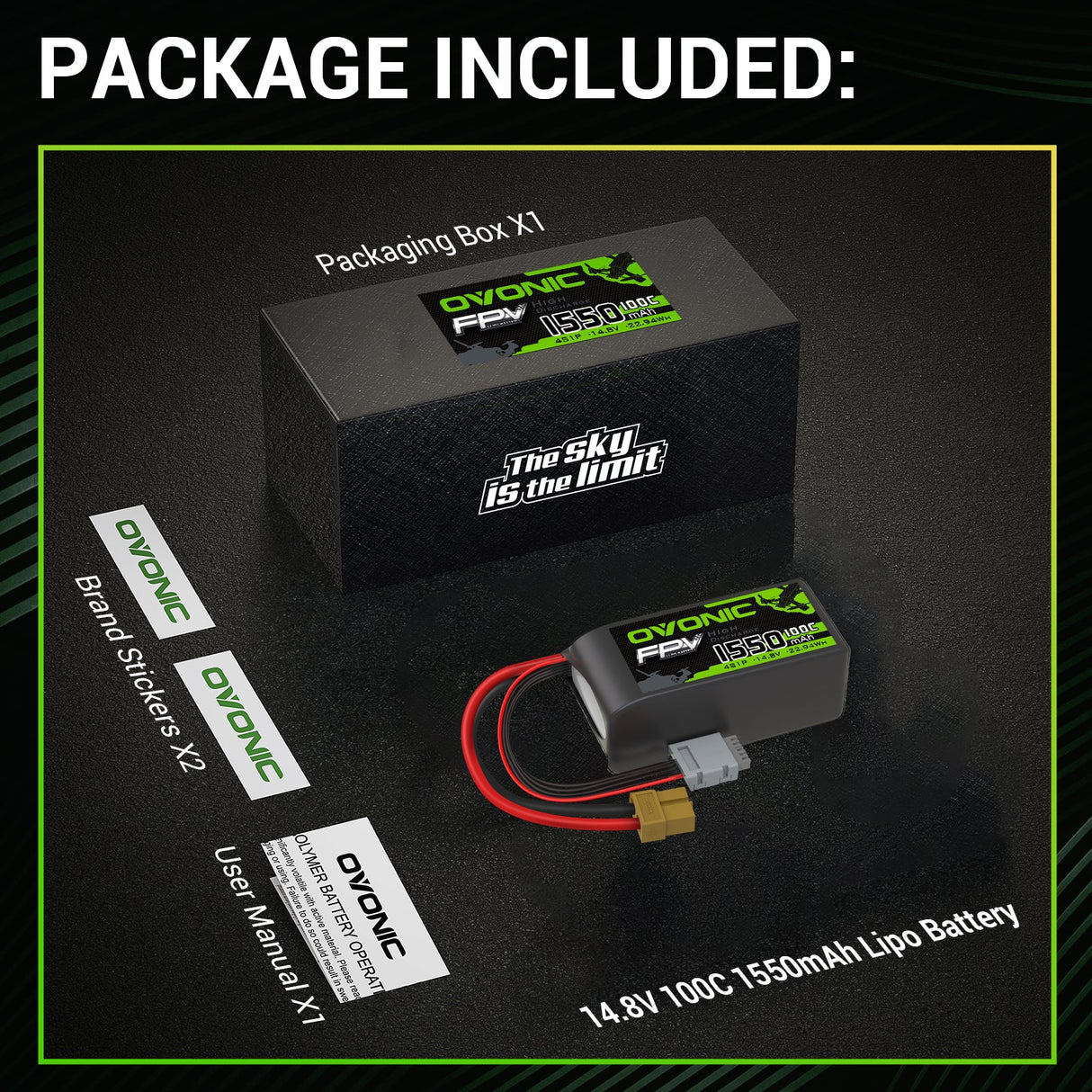 1550mAh / 4S / XT60