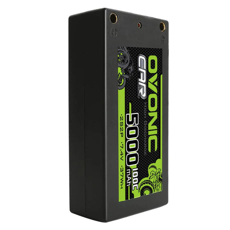 Ovonic CAR 2S 5000mAh 2S2P 100C 7,4V Hardcase Shorty 4mm Bullet