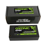 Ovonic CAR 2S 5000mAh 2S2P 100C 7,4V Hardcase Shorty 4mm Bullet