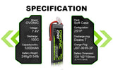 5200mAh / 2S / Deans